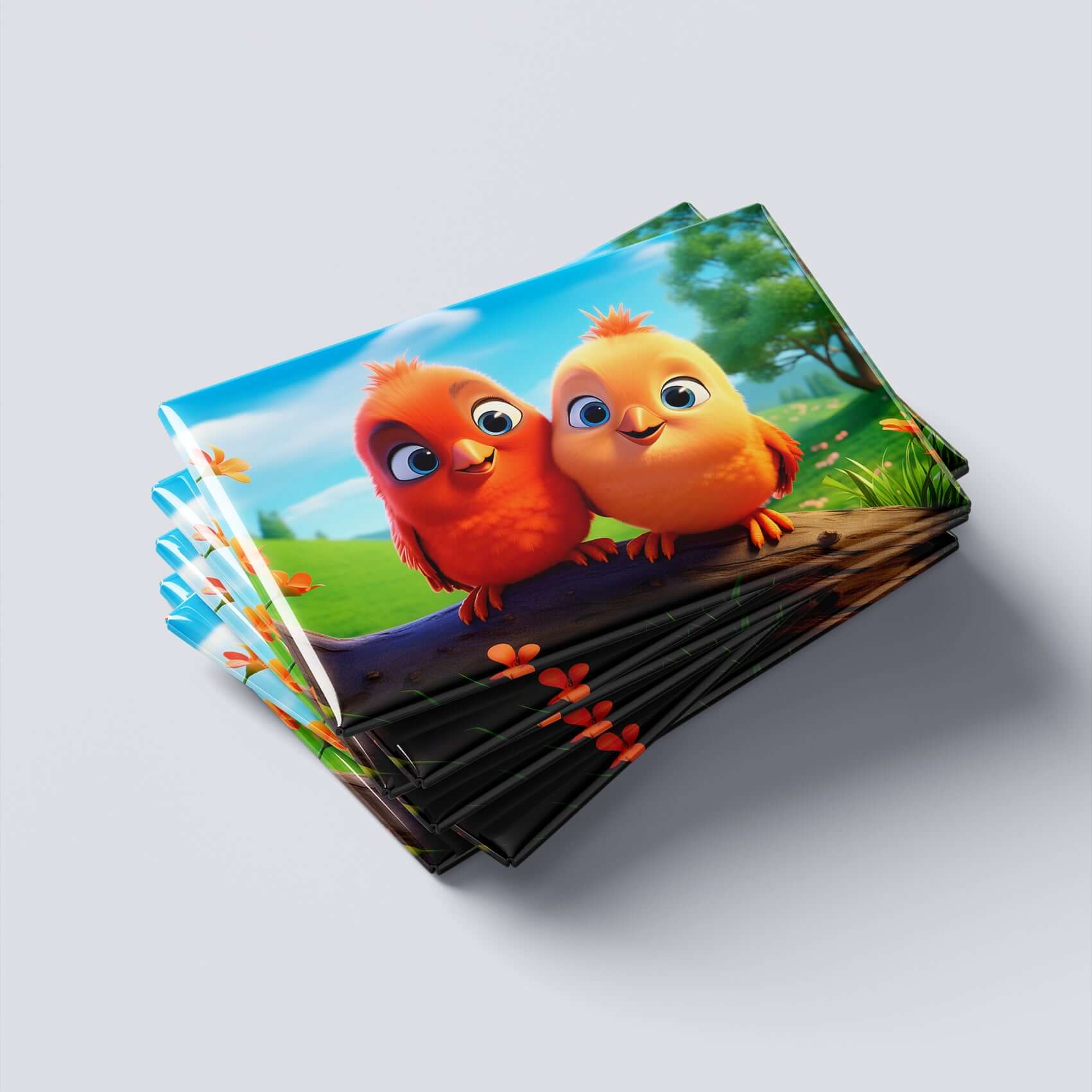 Magneți foto personalizați, set 8buc - Pui pui