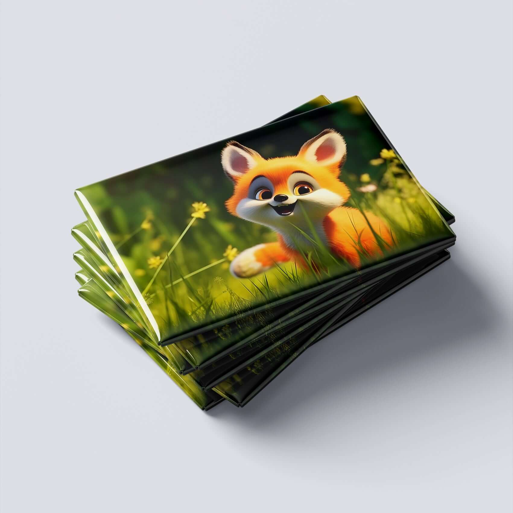 Magneți foto personalizați, set 8buc - Vulpiță