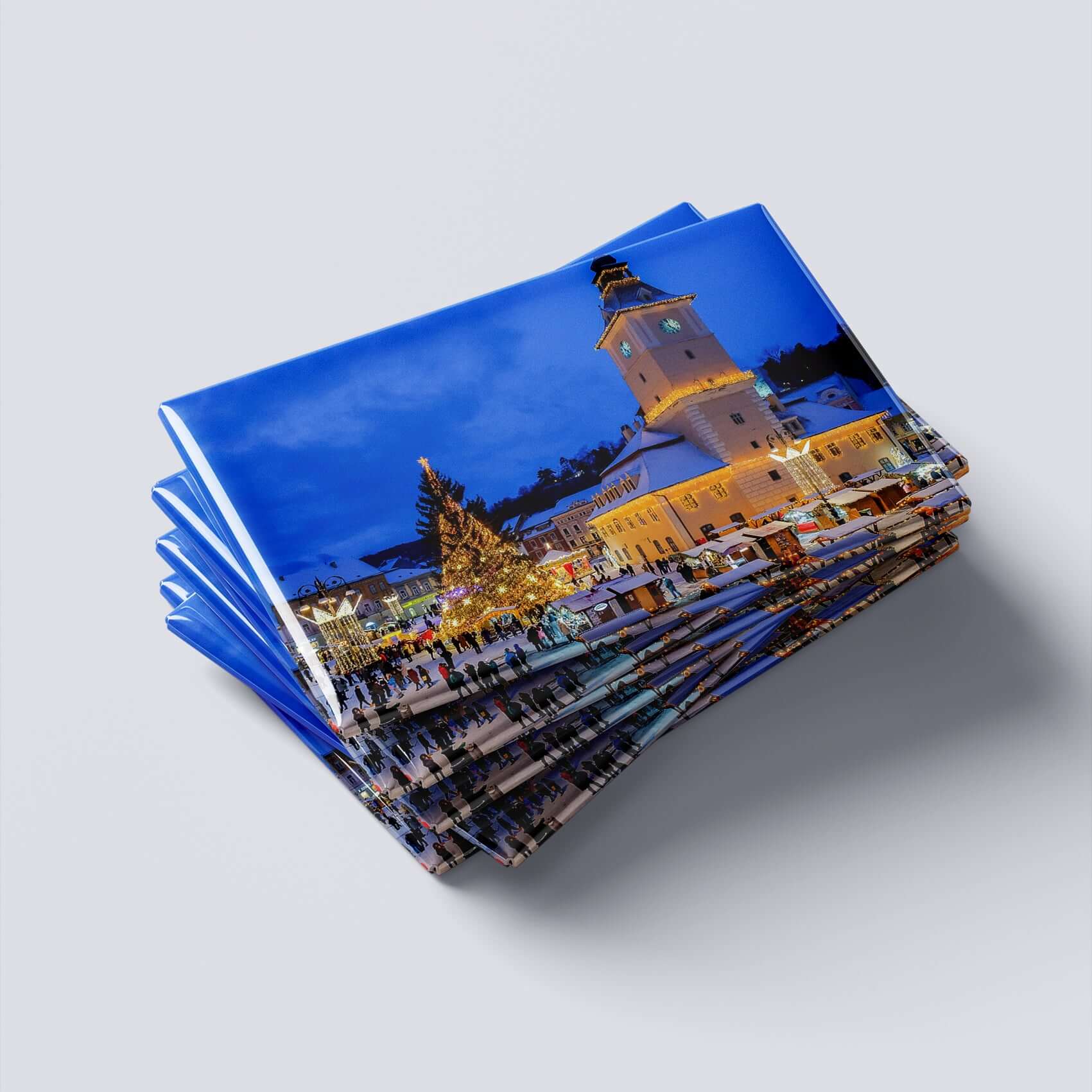 Magneți foto personalizați, set 8buc - Crăciun Nou