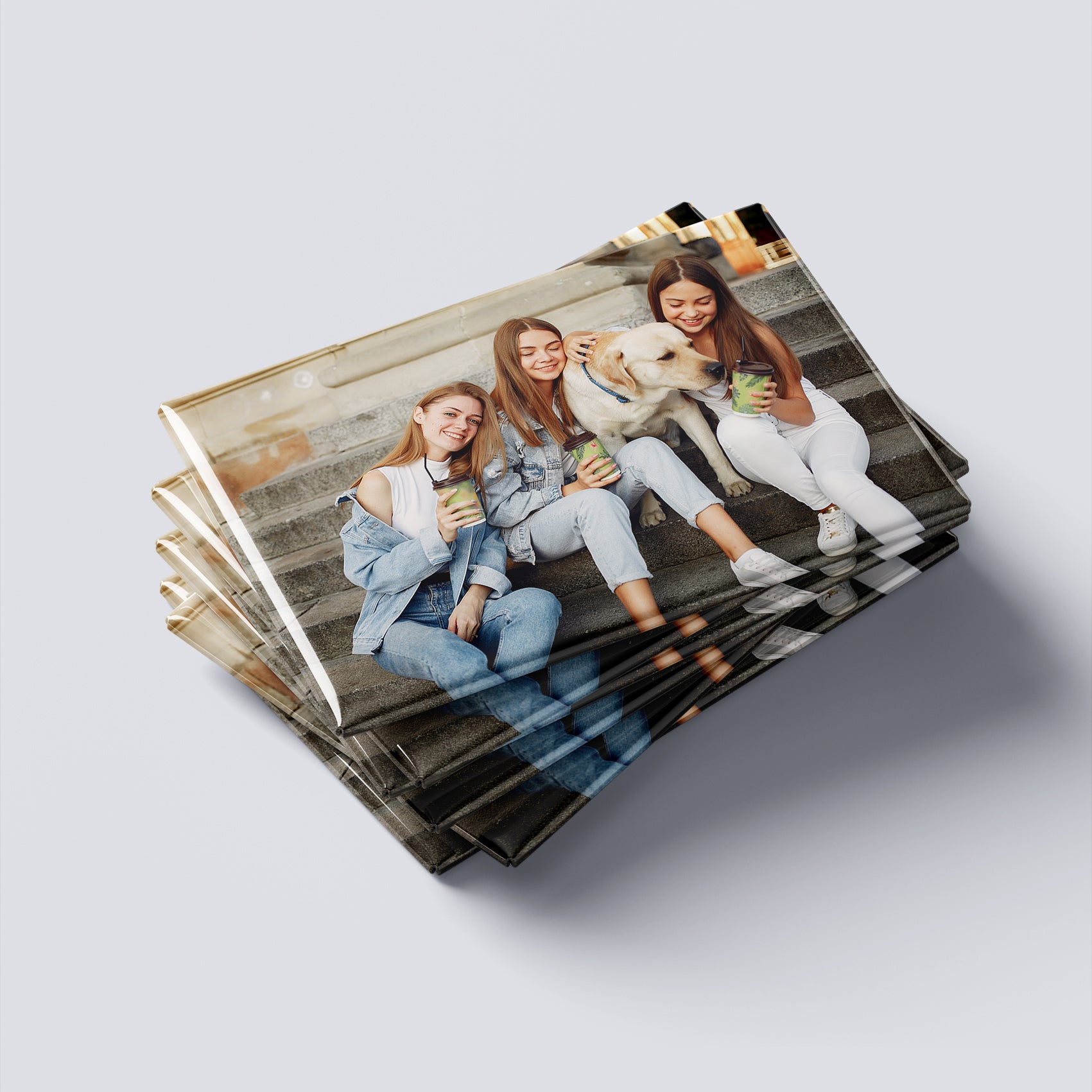 Magneți foto personalizați, set 8buc - Prietene