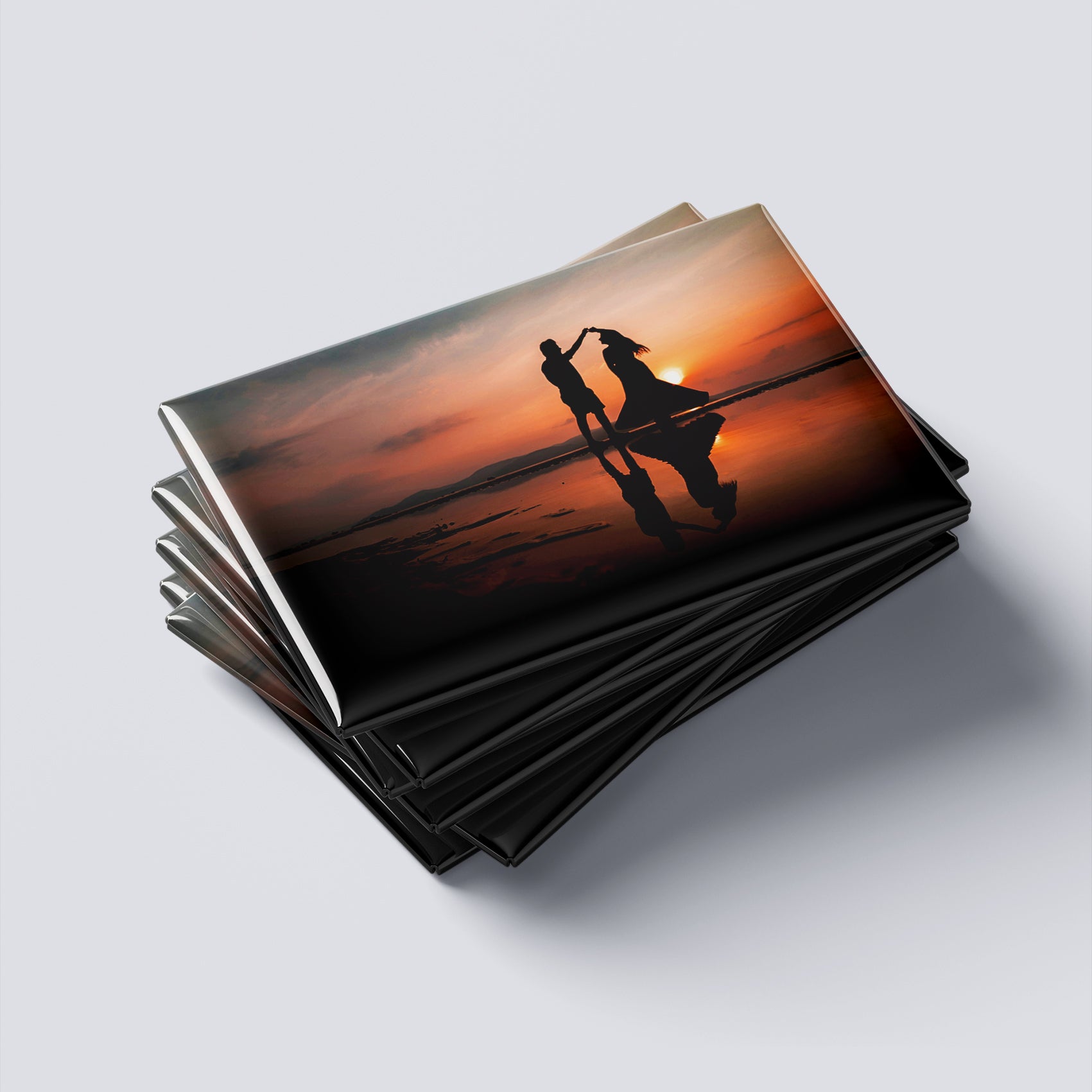 Magneți foto personalizați, set 8buc - Apus