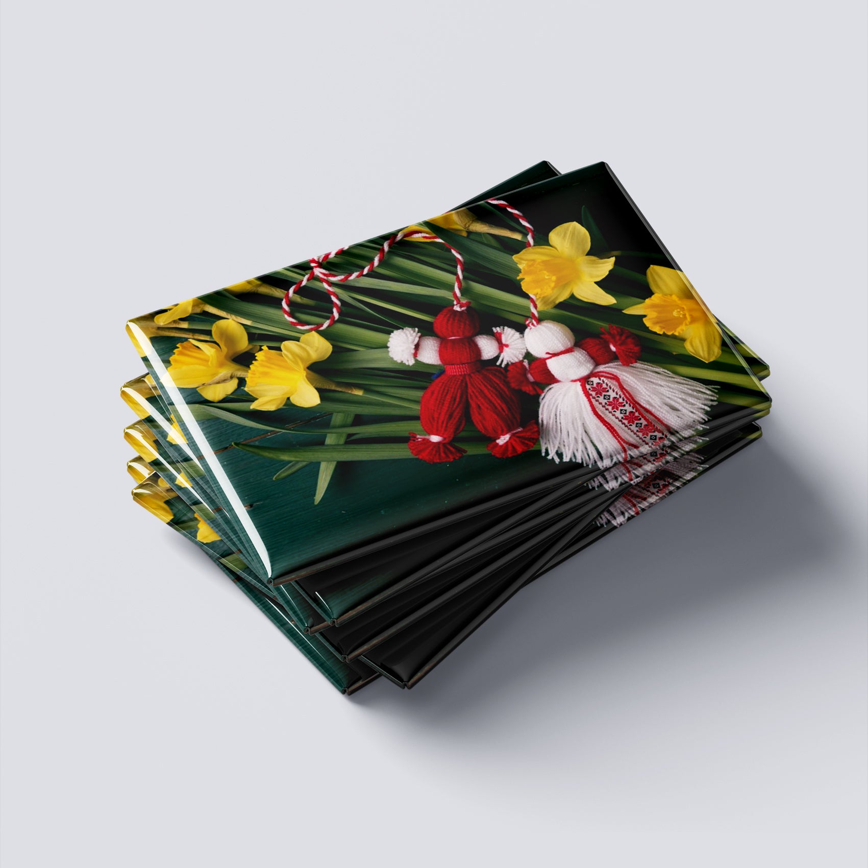 Magneți foto personalizați, set 8buc - Mărțișor