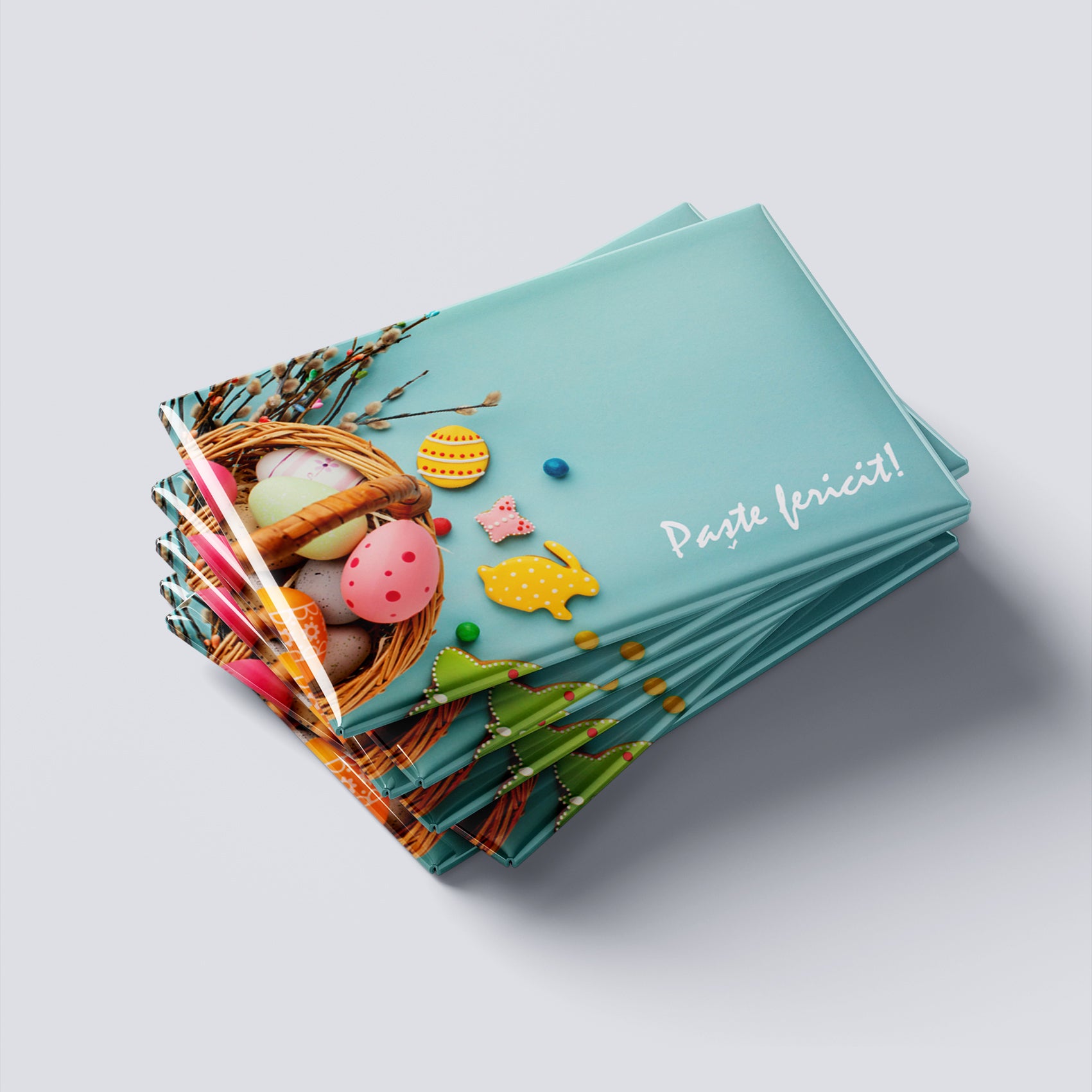 Magneți foto personalizați, set 8buc - Paște Fericit!