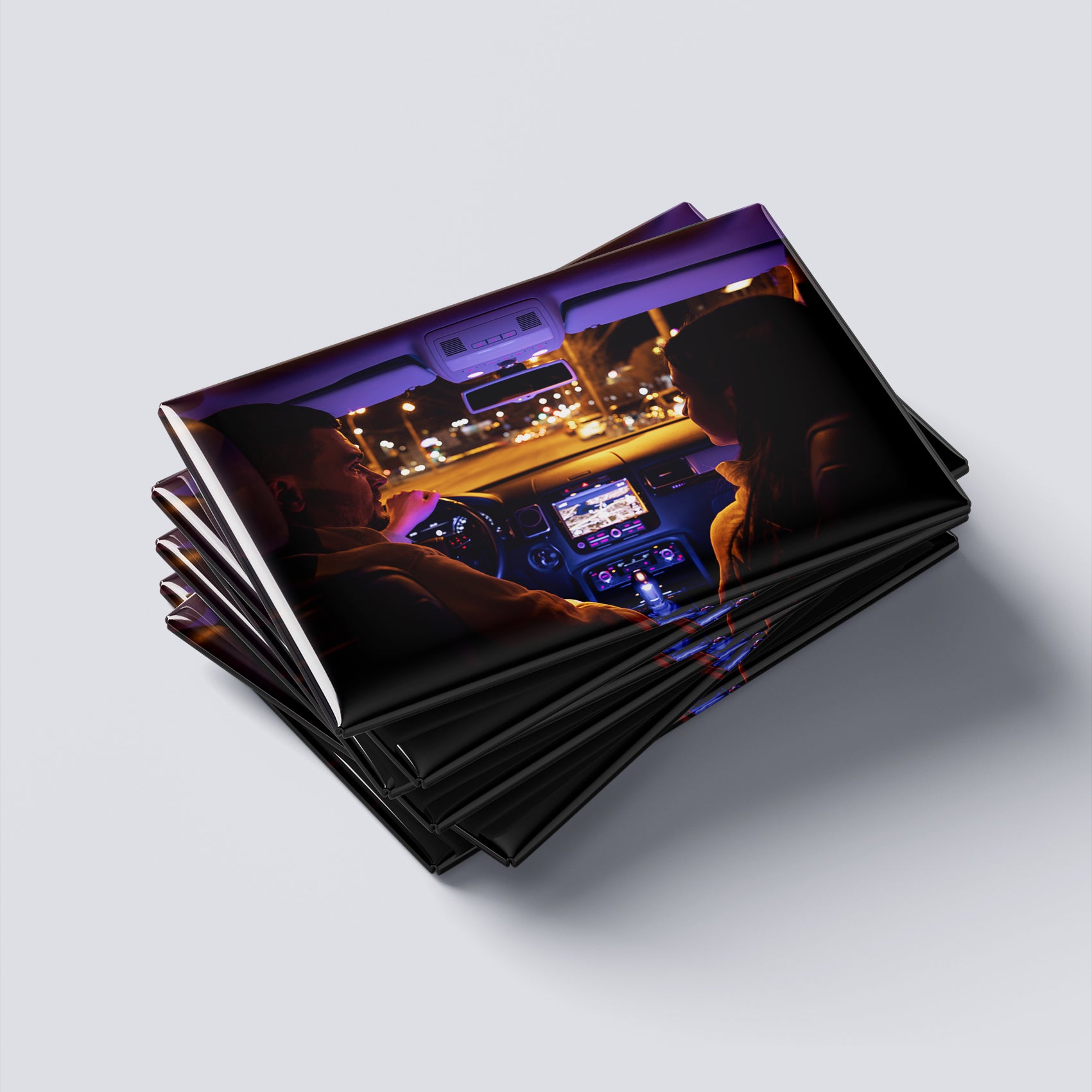 Magneți foto personalizați, set 8buc - Reflexii de seară