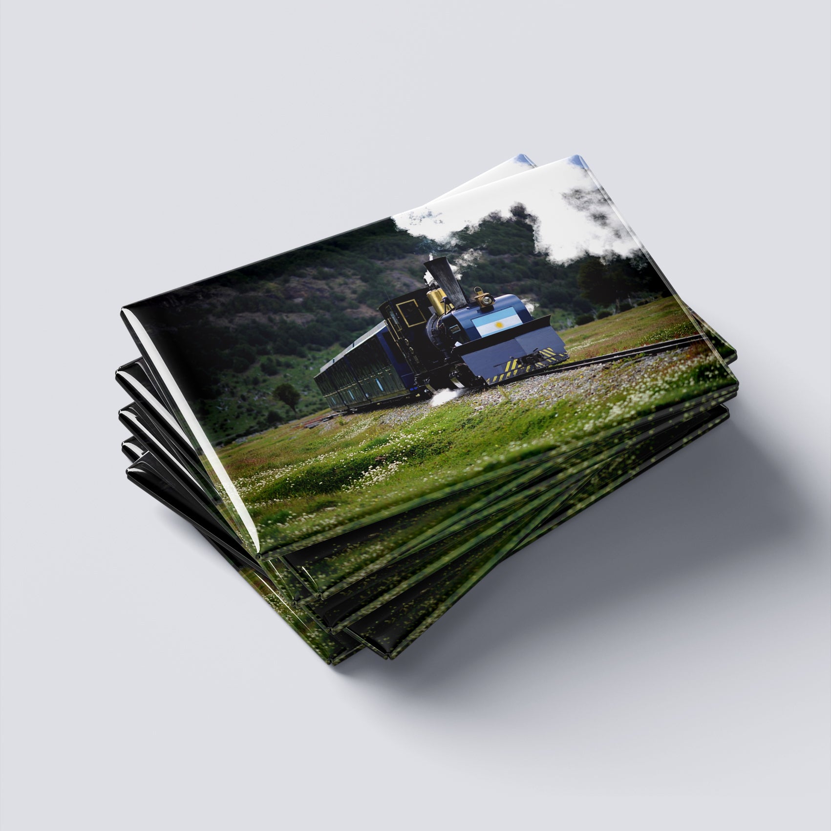 Magneți foto personalizați, set 8buc - Abur și istorie