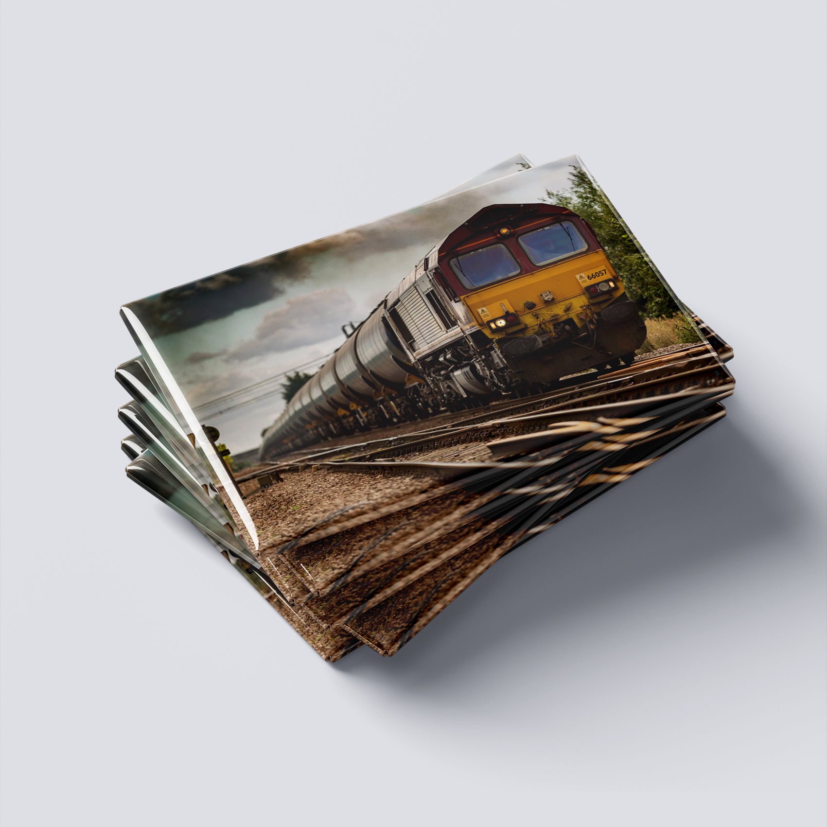 Magneți foto personalizați, set 8buc - Caravană