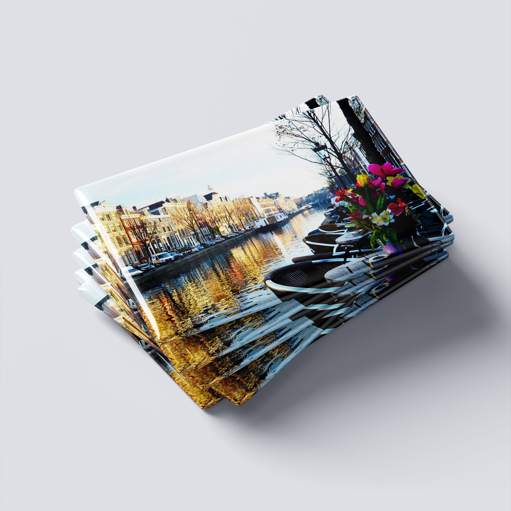 Magneți foto personalizați, set 8buc - Amsterdam